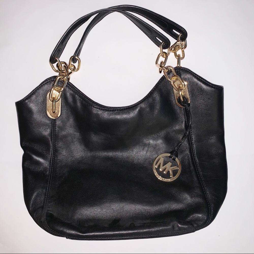 Michael Kors Black Leather Purse/handbag